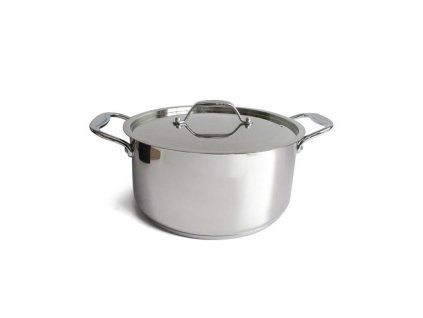 Nerezový kastrol s poklicí KITCHISIMO chef ø20cm 2,8l
