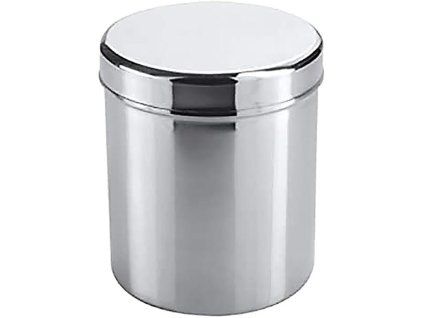 DÓZA S VÍKEM PRŮM. 10 CM, NEREZ