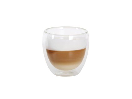 Skleněný hrnek Cappuccino TORO dvojité borosilikátové sklo 280ml