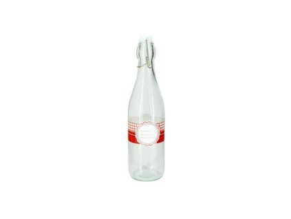 Skleněná láhev s patentním uzávěrem TORO 260ml domácí