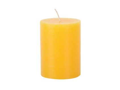 Rustikální svíčka 10cm PROVENCE žlutá