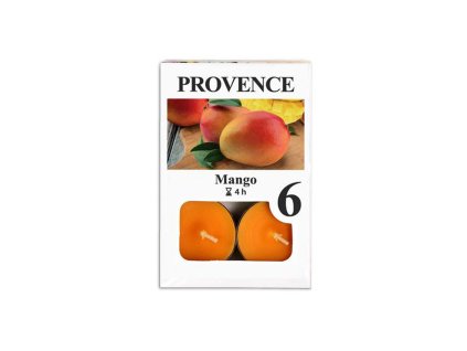 SVÍČKA ČAJOVÁ MANGO, 6KS