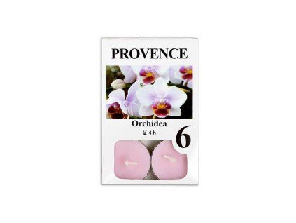 Čajová svíčka PROVENCE 6ks orchidea
