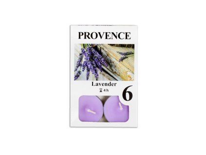 Čajová svíčka PROVENCE 6ks levandule