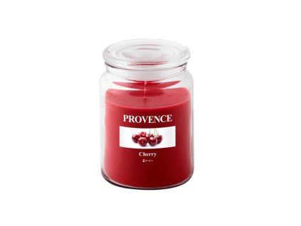 Vonná svíčka ve skle PROVENCE 95 hodin třešeň