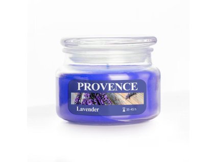 Vonná svíčka ve skle PROVENCE 45 hodin levandule