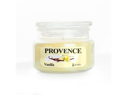Vonná svíčka ve skle PROVENCE 45 hodin vanilka