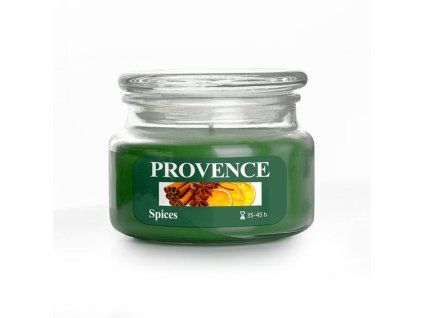 Vonná svíčka ve skle PROVENCE 45 hodin koření