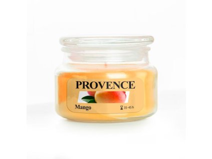 Vonná svíčka ve skle PROVENCE 45 hodin mango