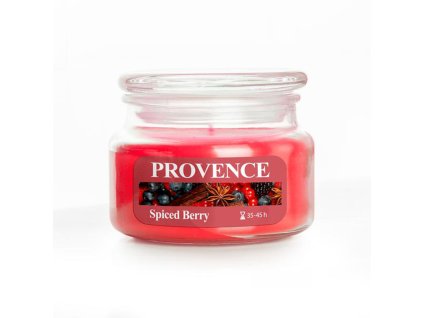 Vonná svíčka ve skle PROVENCE 45 hodin spiced berry