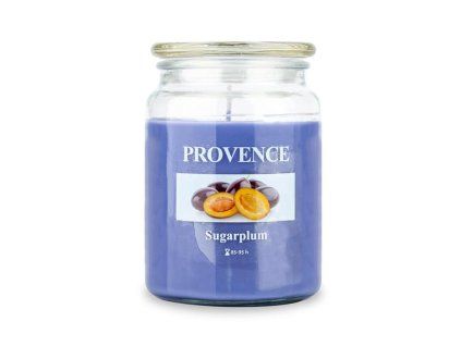 Vonná svíčka ve skle PROVENCE 95 hodin švestka