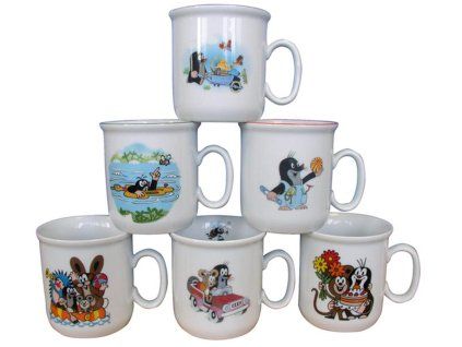 Porcelánový hrnek THUN 160ml krtek MIX motivů