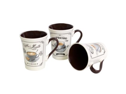 Keramický hrnek na espresso TORO 140ml MIX motivů café bistro