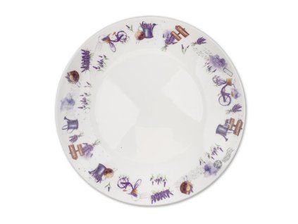 Keramický talíř TORO 20cm levandule