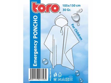 PONCHO PLÁŠTĚNKA PRO DĚTI, VEL: 105X150CM