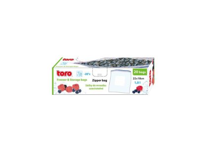 Potravinový sáček na zamražení TORO 20ks 1l.