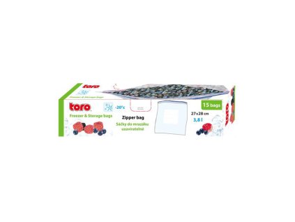sáček mrazící uskladňovací, 15 ks   28 x 27 cm