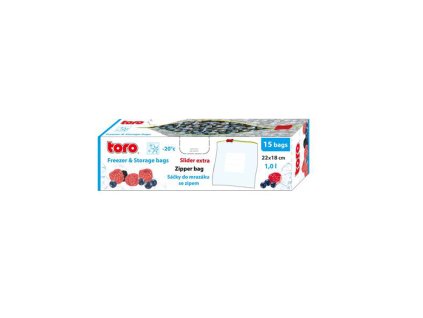 Potravinový sáček na zamražení TORO 15ks 1000ml