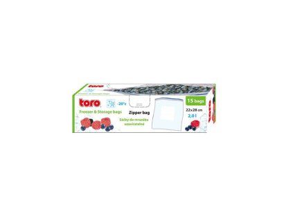 Potravinový sáček na zamražení TORO 15ks 2000ml