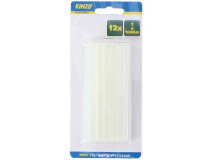 Tyčinky do tavné pistole 12ks KINZO 7x10mm