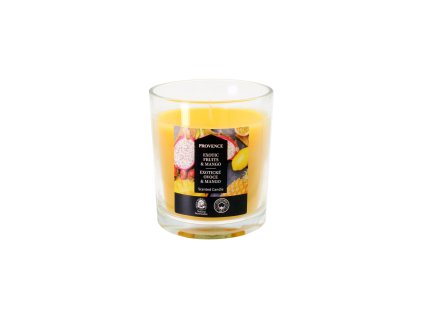 SVÍČKA VE SKLE EXOTICKÉ OVOCE A MANGO 7X8CM