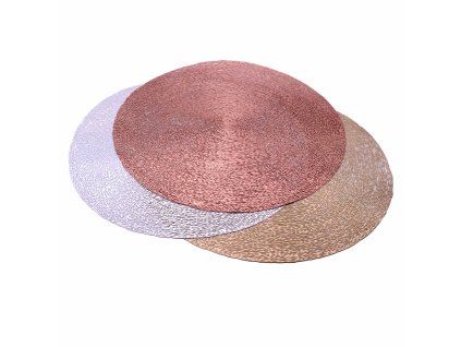 PROSTÍRÁNÍ  KULATÉ 38 CM PLAST 3 ASSORT