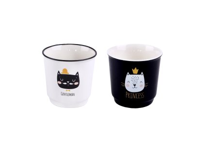 SET HRNKŮ 6KS KOČIČKA, KERAMIKA 100ML 2ASS