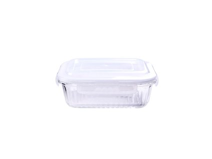 Skleněná zapékací miska s víkem KITCHISIMO 640ml borosilikát