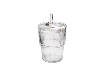 Sklenice s brčkem TORO 320ml