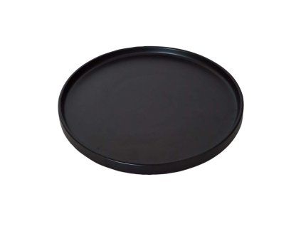 Keramický jídelní talíř KITCHISIMO 26cm černý mat