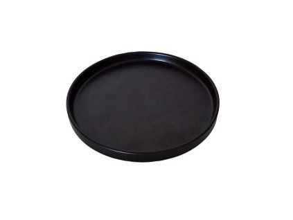 Keramický dezertní talíř KITCHISIMO 20cm černý mat