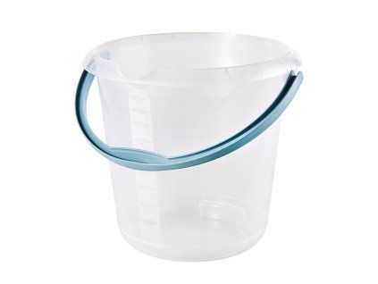 Plastový kbelík s výlevkou KEEEPER transparent