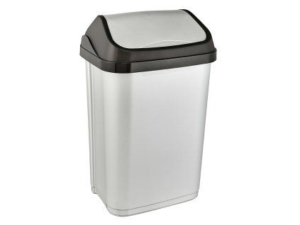 ODPADKOVÝ KOŠ S KYVNÝM VÍKEM, 25L, 33,5X25,5X53,5, SVĚT