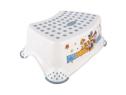 TABURET DELUXE, NOSNOST 80 KG, 40,5X28,5X14 BÍLÁ