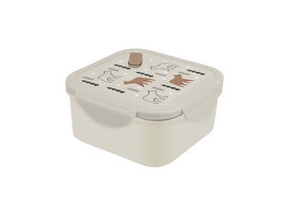 Plastový svačinový box s ventilem KITCHISIMO 1200ml medvídek