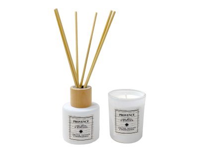 Dárková sada Lime Basil Mandarin PROVENCE svíčka a difuzér