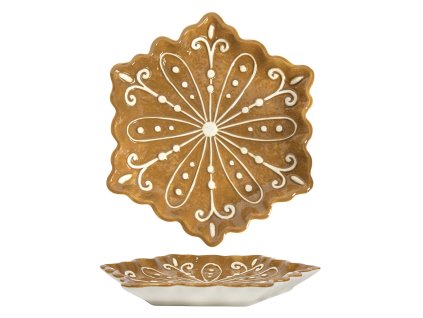TALÍŘ VÁNOČNÍ DESIGN 22,5X22,5CM
