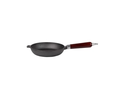 PÁNEV 20CM LITINA,RUKOJET BUKOV.DŘEVO,HÁK NA KONCI