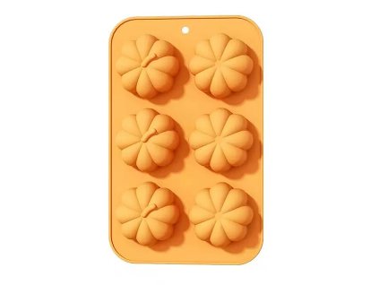 Silikonová forma na muffiny 6ks TORO 27x17cm dýně
