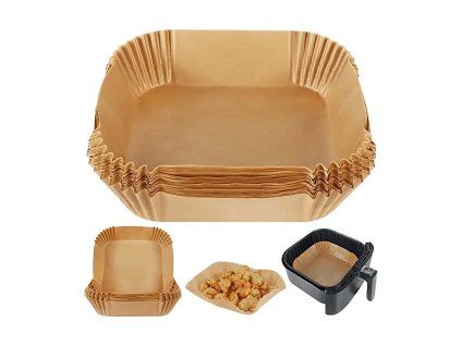 Papírová forma do horkovzdušné fritézy KITCHISIMO 16cm 50ks