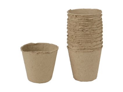 PĚSTEBNÍ KVĚTINÁČE 12KS KINZO GARDEN 5,5X6CM PAPÍR