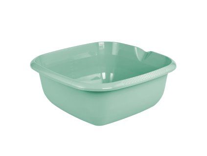 MISKA HRANATÁ S VÝLEVKOU 38X38X15CM,13L SEV.ZELENÁ
