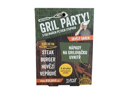 Koření gril party green 3x20g