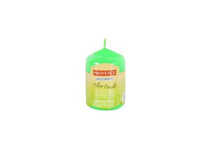 Neparfemovaná svíčka PROVENCE 8cm zelená