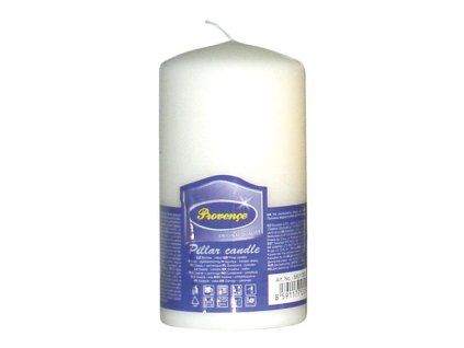 Neparfemovaná svíčka PROVENCE 12,5cm bílá