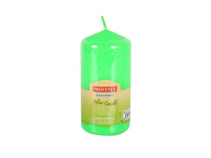 SVÍČKA VÁLEC ZELENÁ 65X125MM 330G PARAFÍN