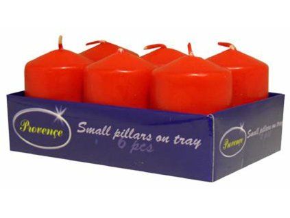 Svíčka 5,5cm PROVENCE 6ks červená