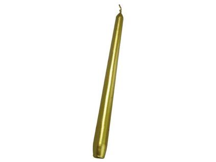Kónická svíčka 24,5cm PROVENCE zlatá