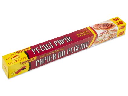 papír pečící 38cm x 8m do 220°C, 40g/m2, krab.