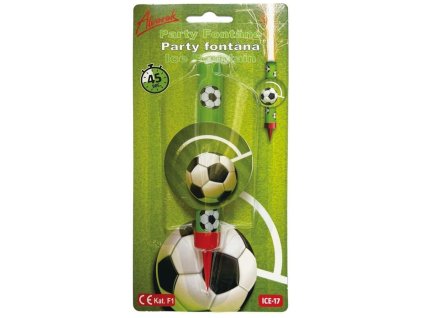 fontána C ledová 1ks, 12cm - 45 sek. Fotbalový míč
